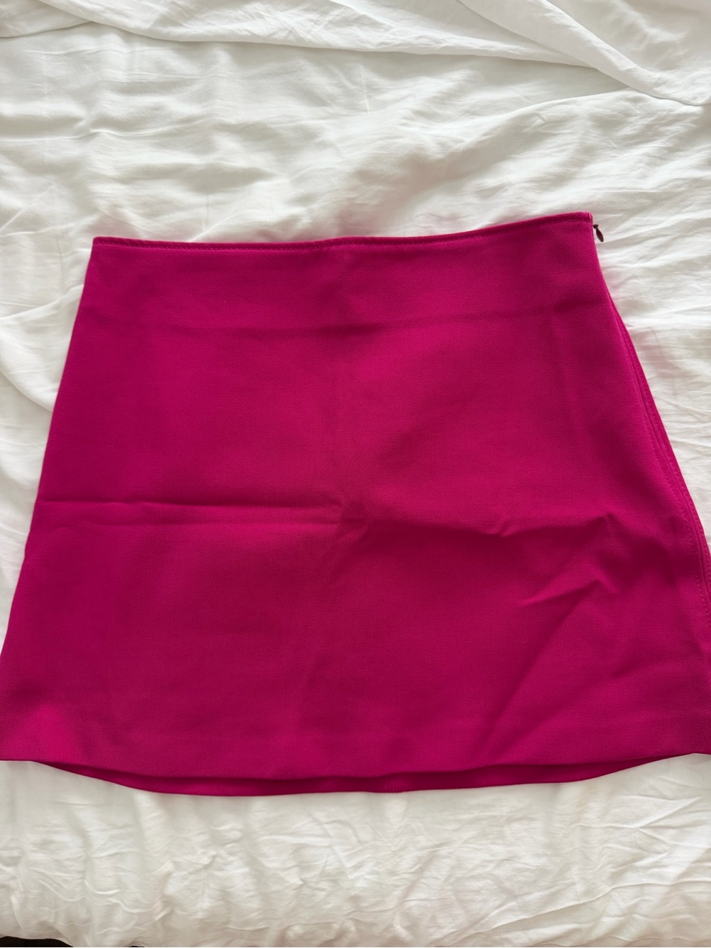 Zara Hot Pink A-Line Mini Skirt
